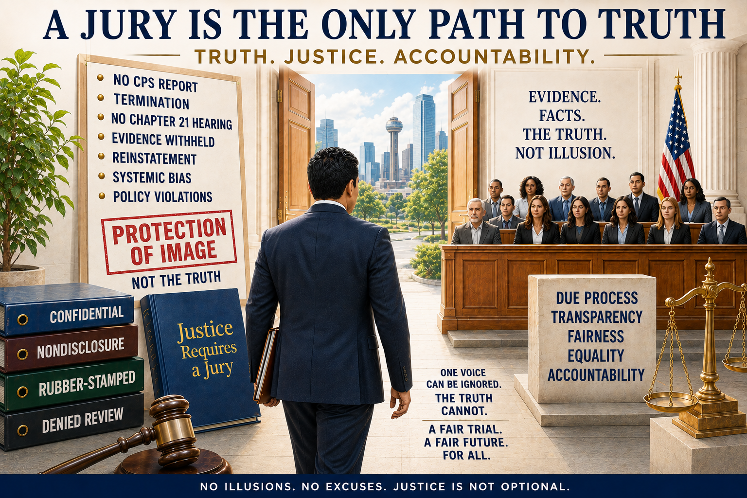 Courts — banner illustration